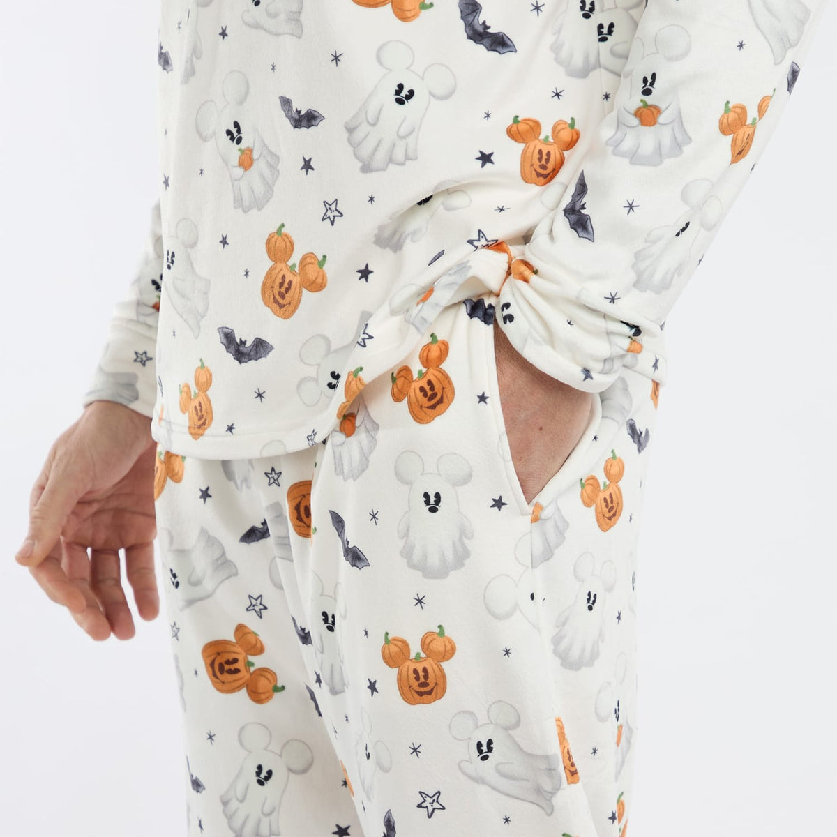 Disney Mickey & Friends Mens Ghost Pyjamas, product image 4