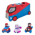 Marvel's Spidey and his Amazing Friends Web Transporter Vehicle - Spidey, Miles Morales & Ghost Spider