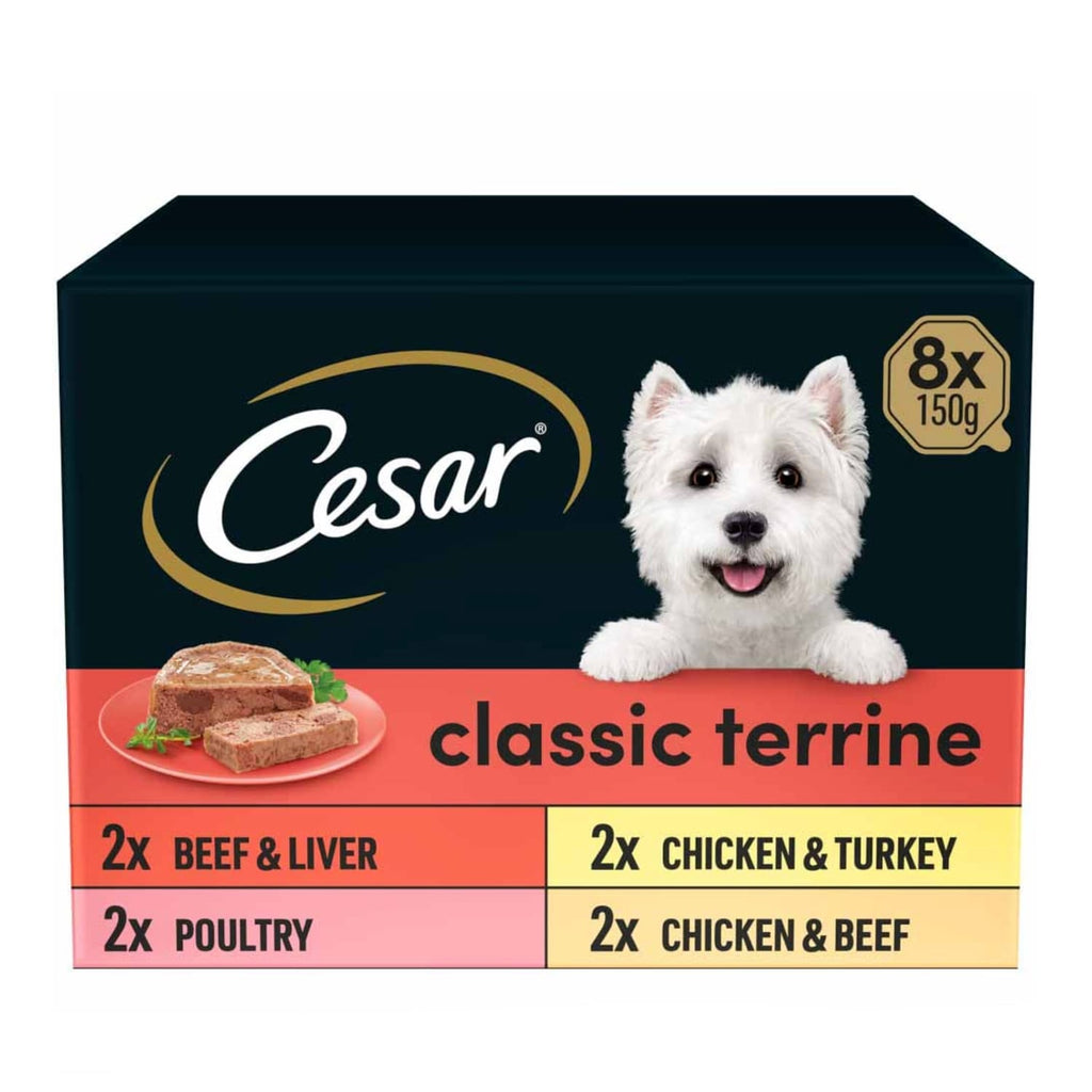 Cesar Classics Wet Dog Food Terrine Mixed Selection 8 x 150g, product image 2