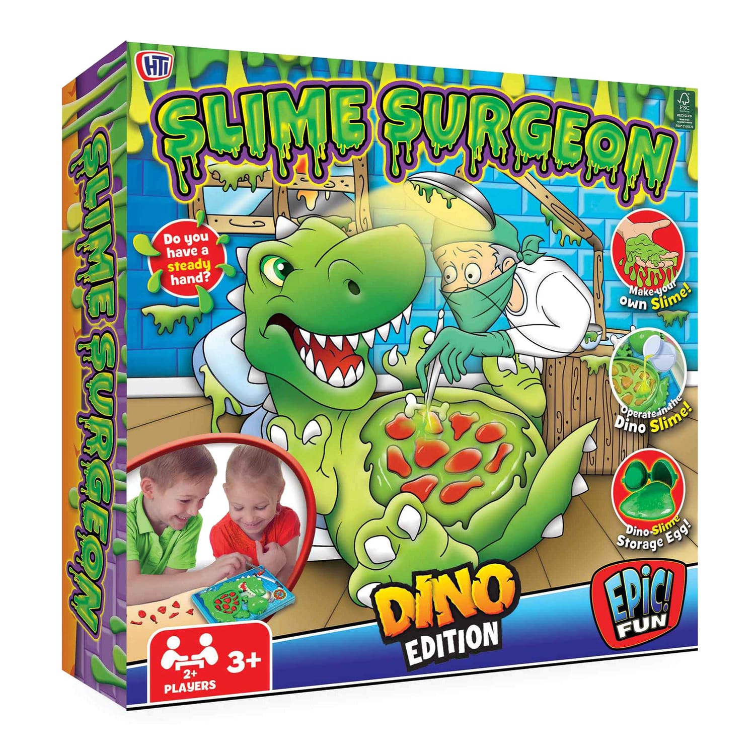 Slime Surgeon Board Game - Dino Edition