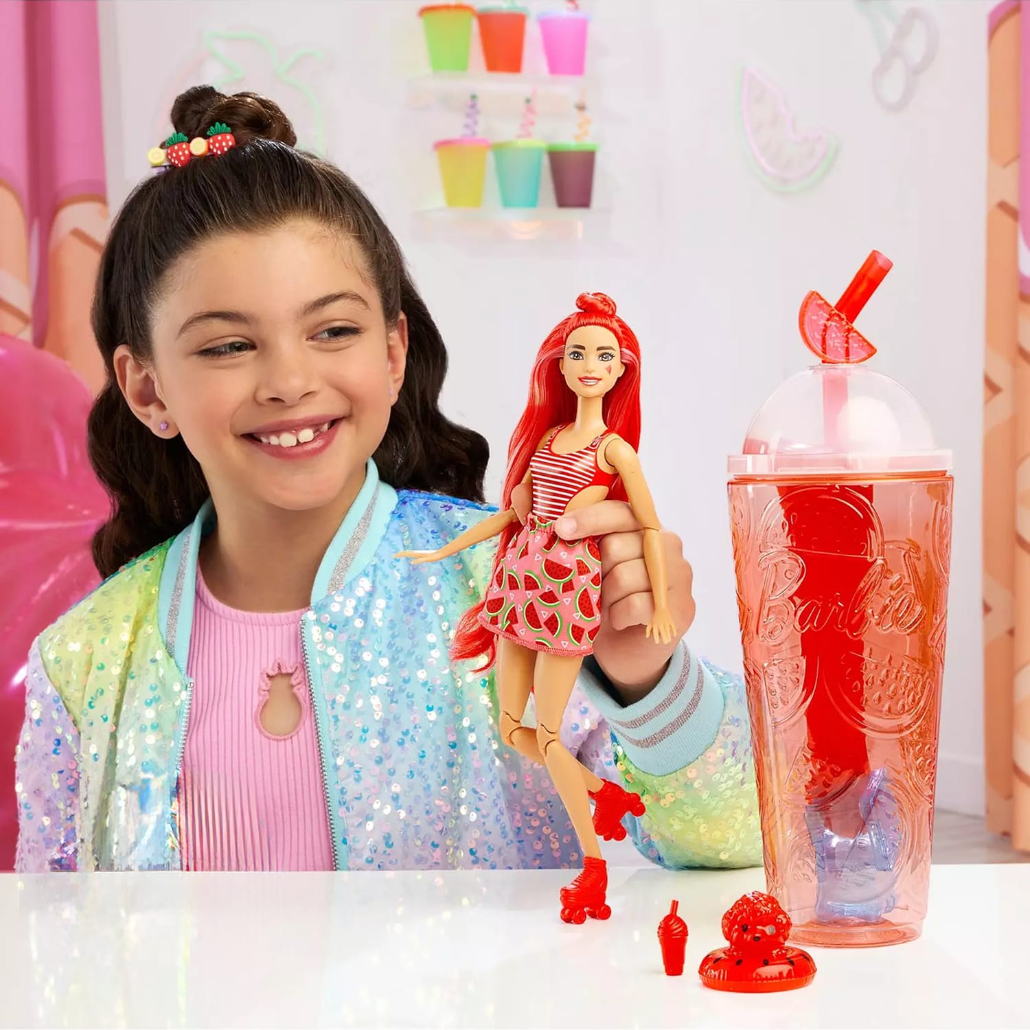 Barbie Pop Reveal Watermelon Crush Scented Doll & Surprises, product image 3