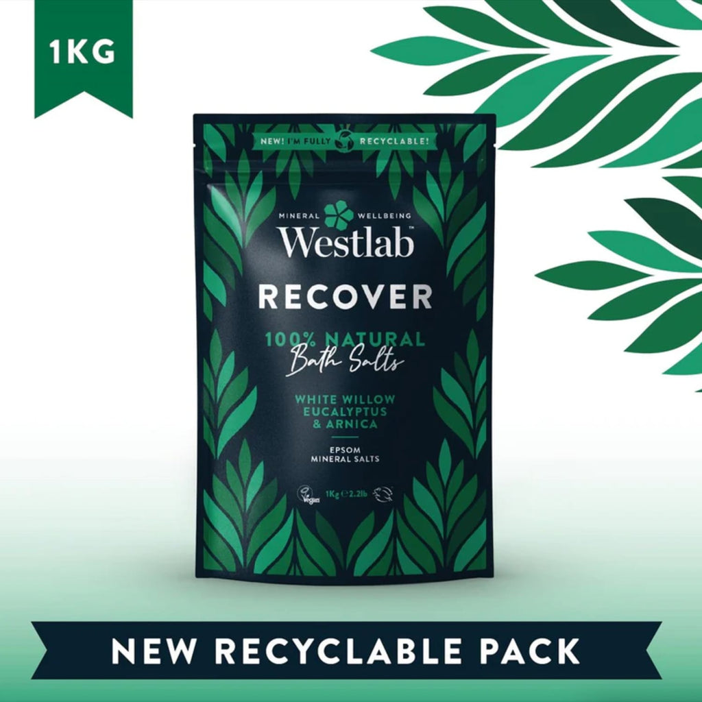 Westlab Recover Epsom & Himalayan Salts White Willow & Eucalyptus 1kg x2, product image 5