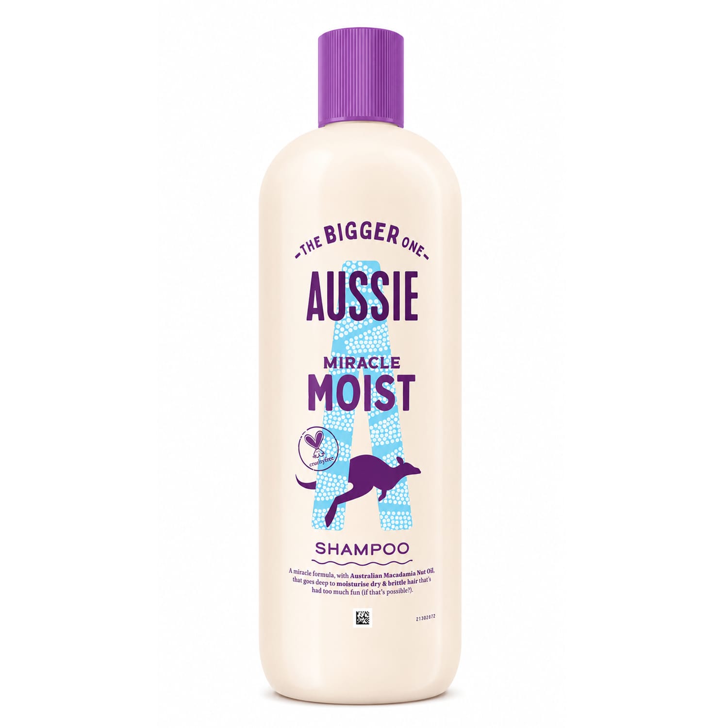 Aussie Miracle Moist With Australian Macadamia Nut Oil Shampoo 600ml