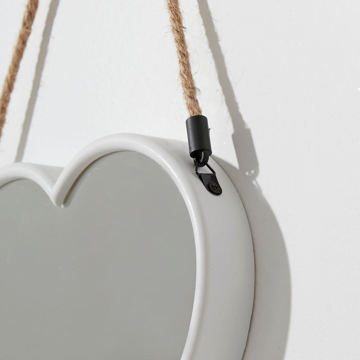 Home Rope Hanging Heart Mirrors Set of 3, product image 2