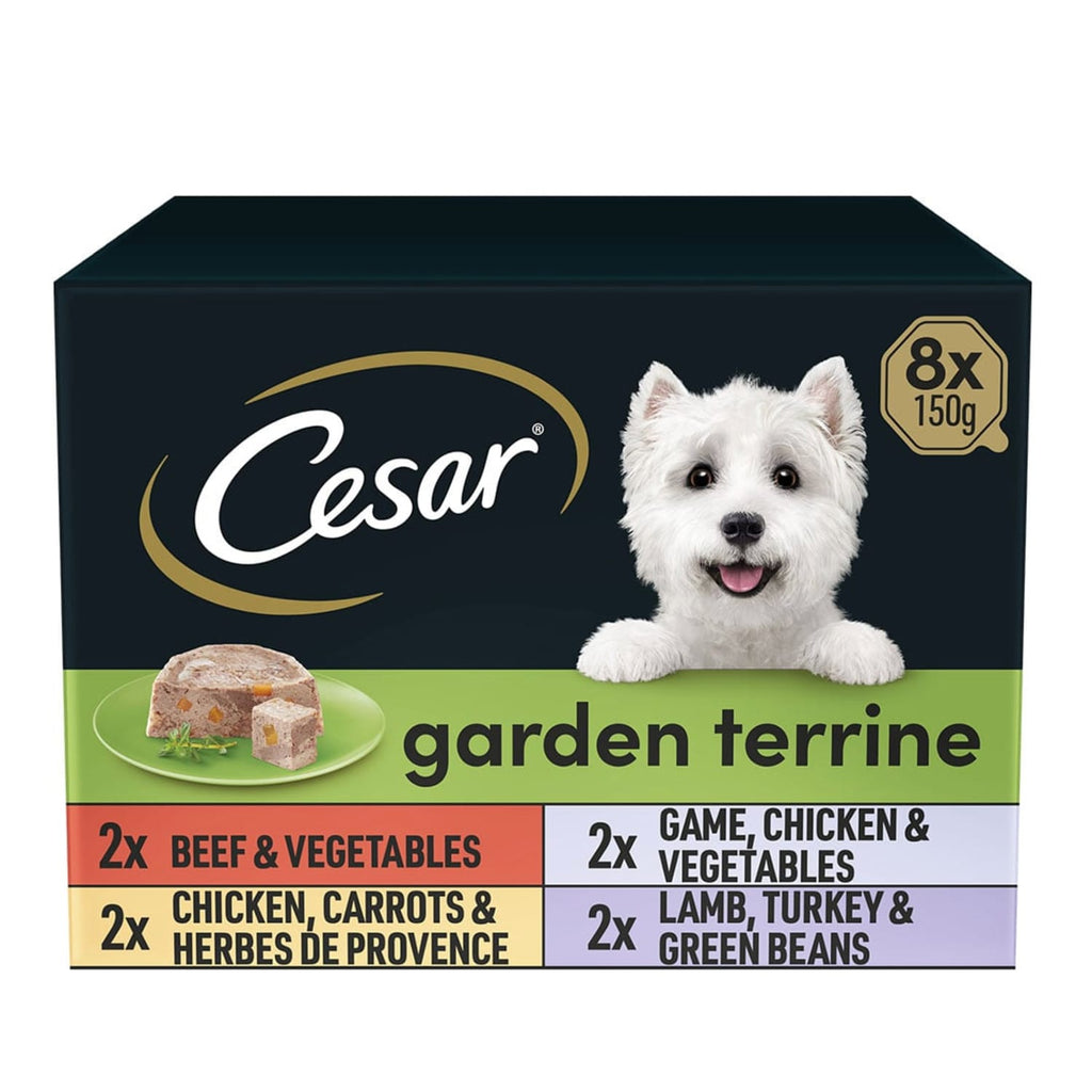 Cesar Garden Terrine Wet Dog Food in Tray 8 x 150g, product image 3