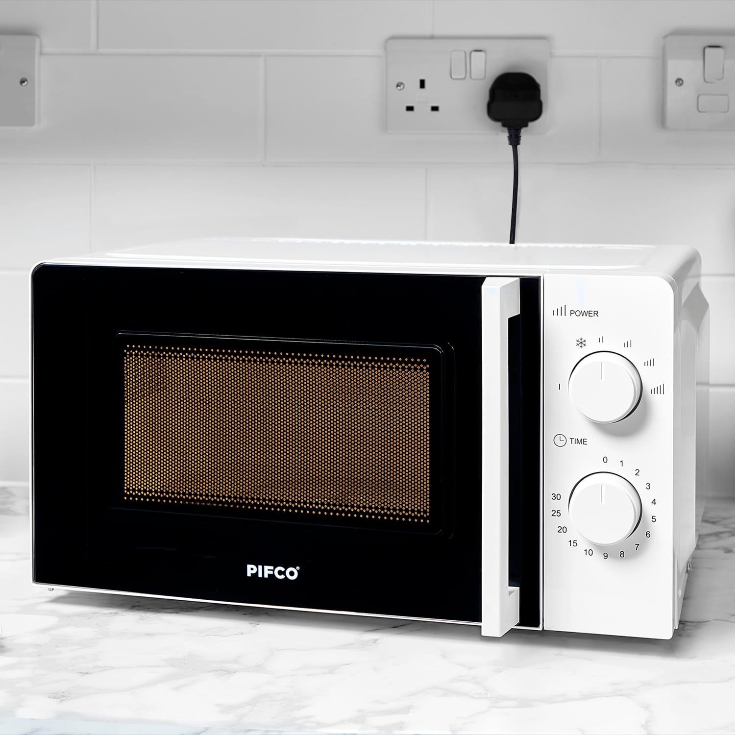Pifco 20 Litre Microwave 700w - White