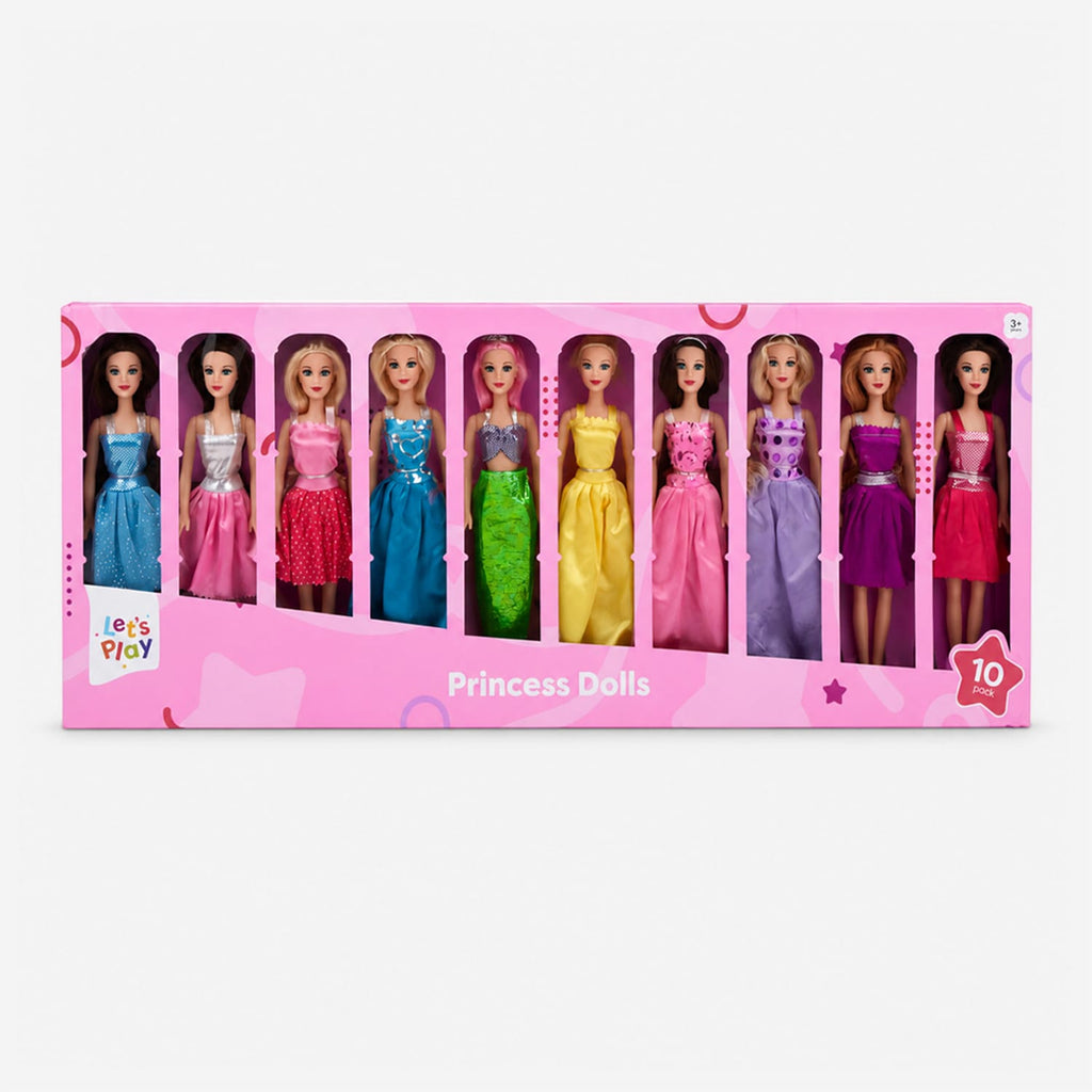 Let's Play Princess Dolls 10 Pack, product image 2