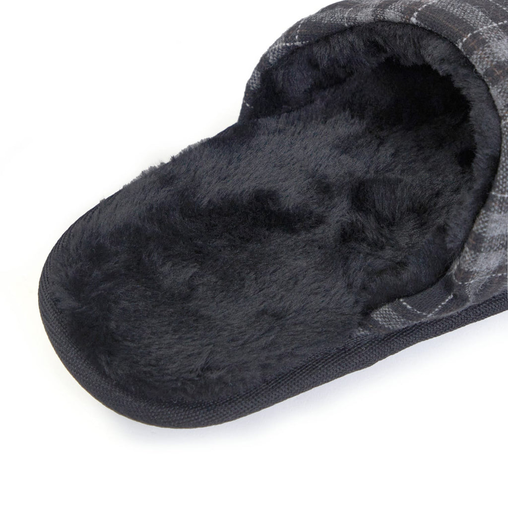 Jeff & Co By Jeff Banks Mens Check Slippers, product image 3