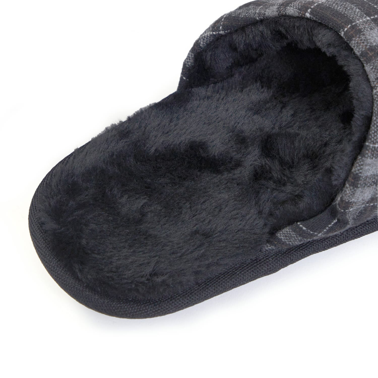 Jeff & Co By Jeff Banks Mens Check Slippers, product image 3