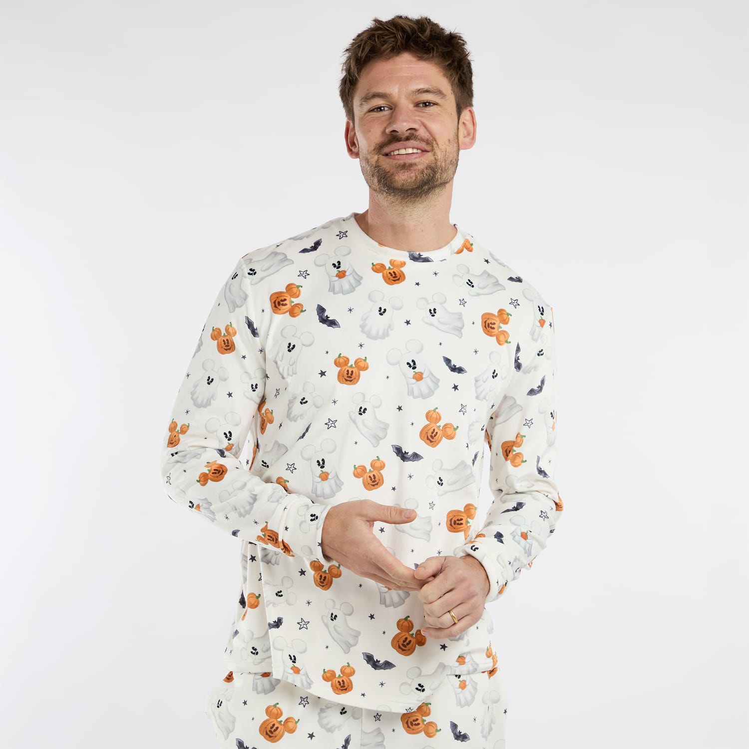 Disney Mickey & Friends Mens Ghost Pyjamas, product image 2